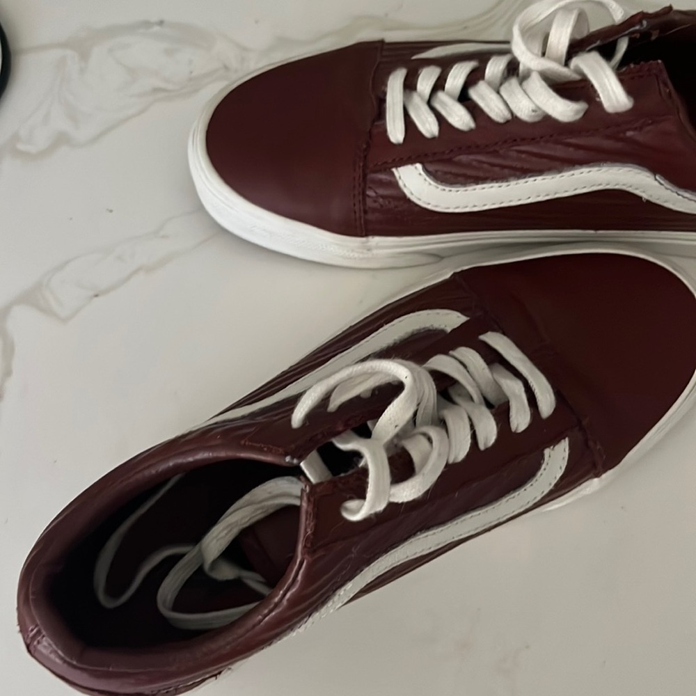 Vans women’s leather sneakers